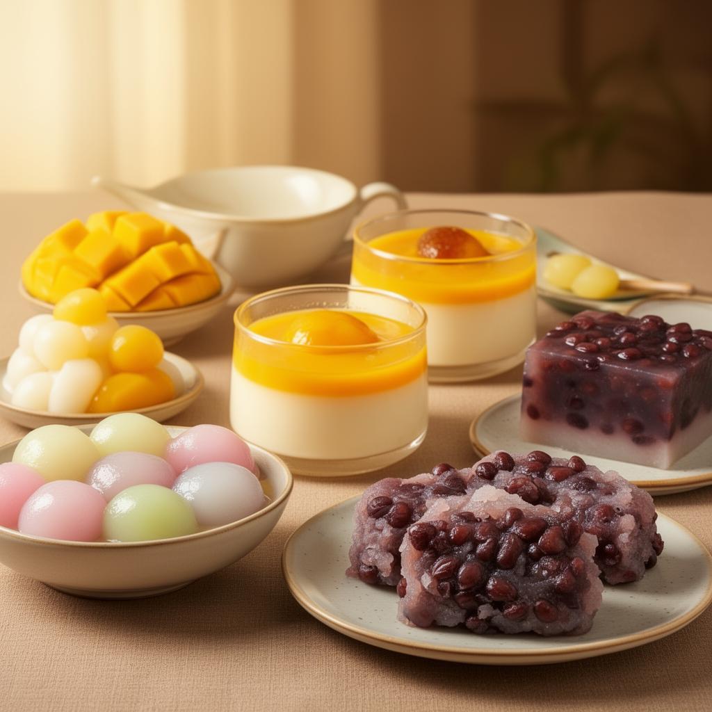 甜品挑战赛作品,多款中式甜点